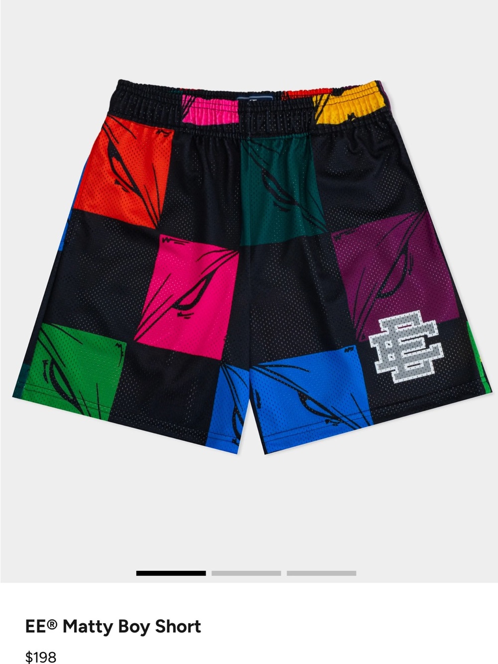 Eric Emanuel Matty Boy Short in Multi-Color Size XXL
